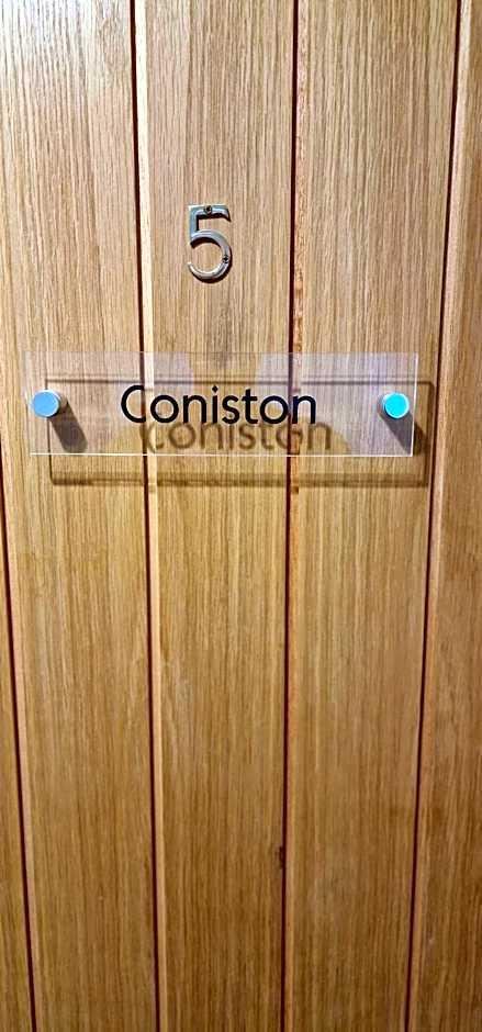 Acrylic door sign: 5 Coniston