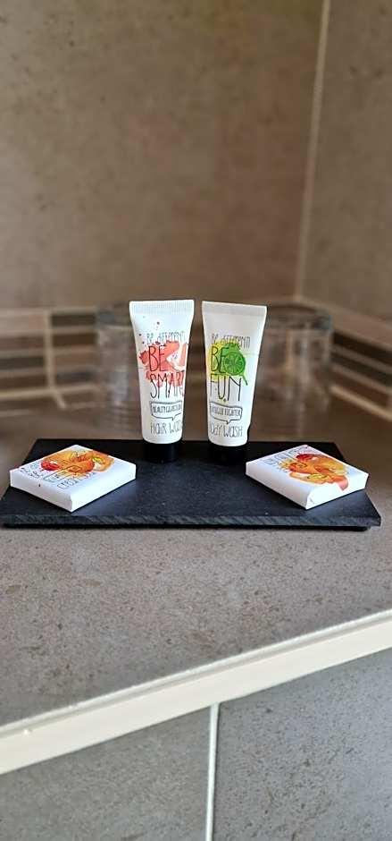 Toiletries in the bathroom